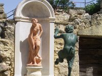 Faune et nymphe : baigneuse, pieces